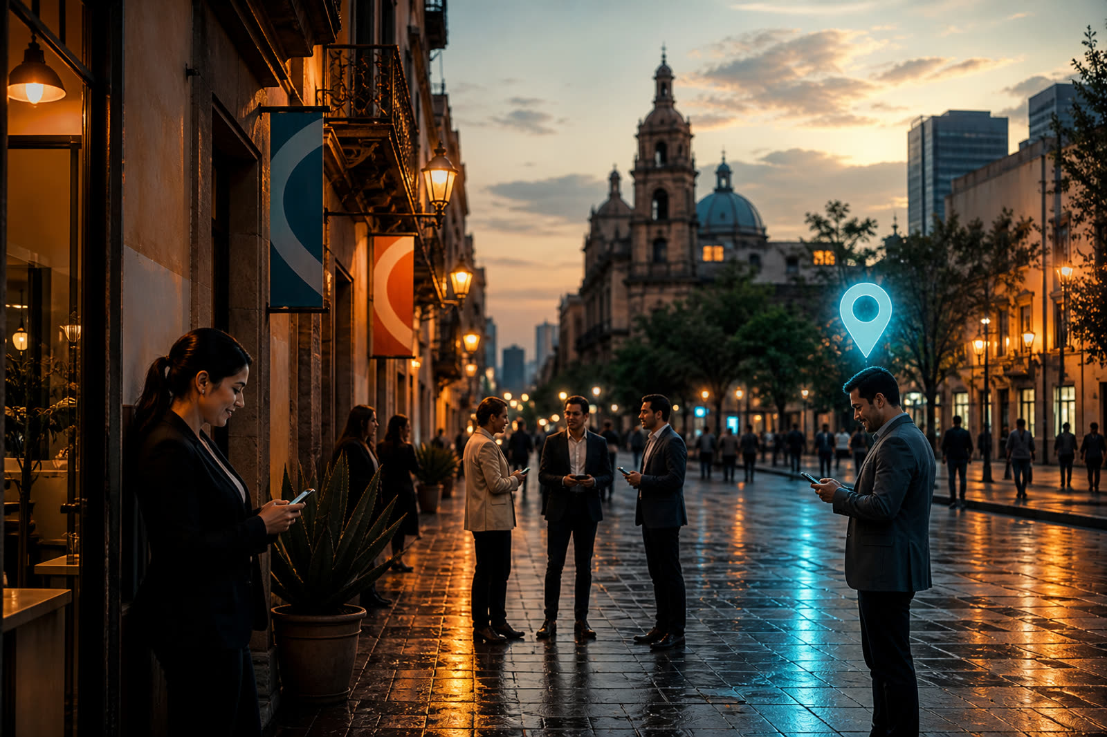 Ambiente ContacNeed: red profesional por ciudad